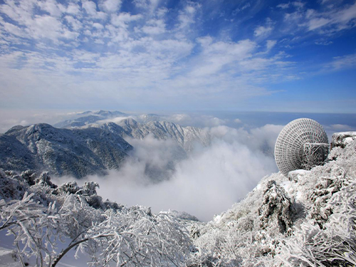 南岳雪景